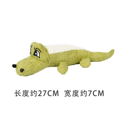 Plush French Bulldog Chew Toy with Sound for Pets
