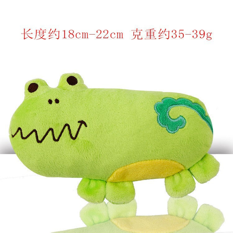 Plush French Bulldog Chew Toy with Sound for Pets
