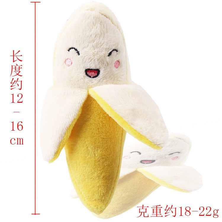 Plush French Bulldog Chew Toy with Sound for Pets