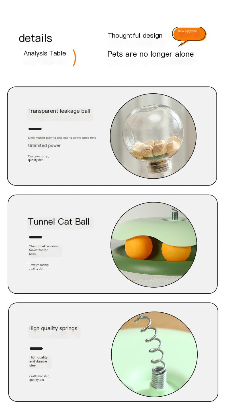 Cat Toy Leaky Ball (Single Piece)
