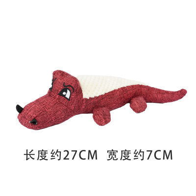 Plush French Bulldog Chew Toy with Sound for Pets