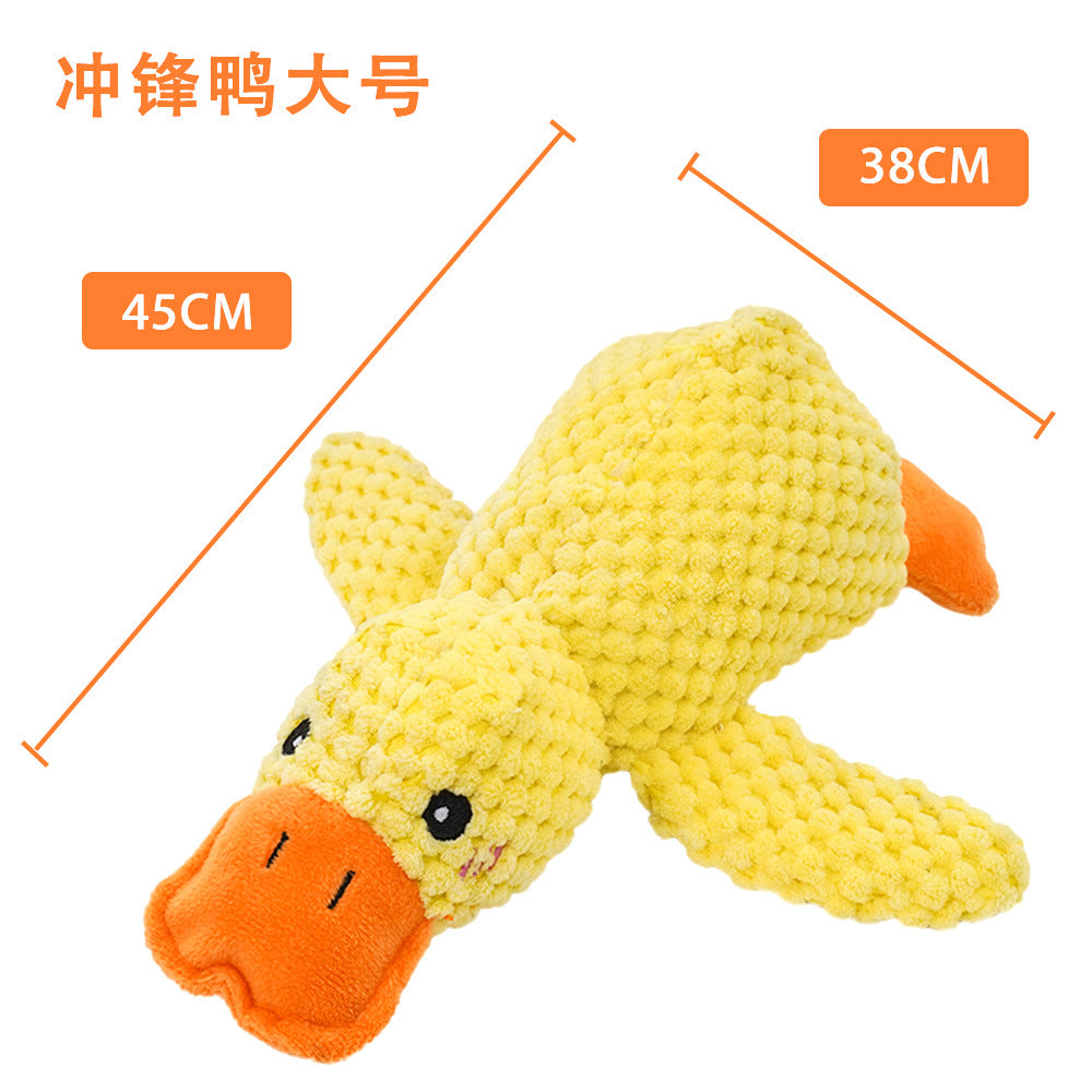 Plush French Bulldog Chew Toy with Sound for Pets