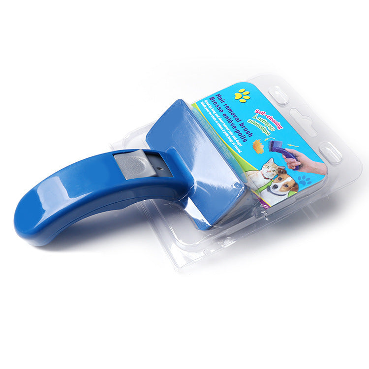 Self-Cleaning Dog Hair Removal Brush and Comb