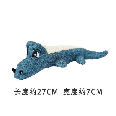 Plush French Bulldog Chew Toy with Sound for Pets