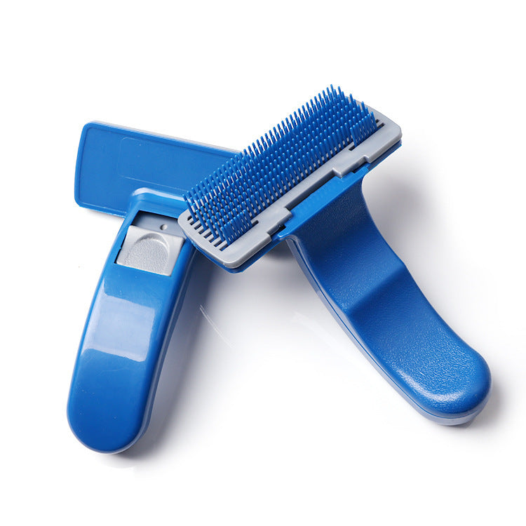 Self-Cleaning Dog Hair Removal Brush and Comb