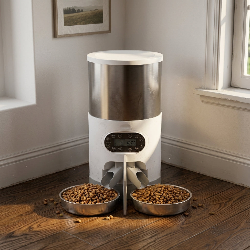 Automatic Dual Pet Feeder