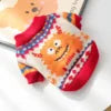 2025 Autumn Winter Pet Coat for Dogs Cats Halloween Pumpkin Costume Sweater Printed Design Bamboo for Christmas Accessories