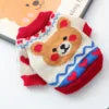 2025 Autumn Winter Pet Coat for Dogs Cats Halloween Pumpkin Costume Sweater Printed Design Bamboo for Christmas Accessories
