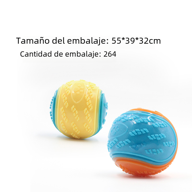 Durable TPR Dog Chew Ball with Sound - Training Toy